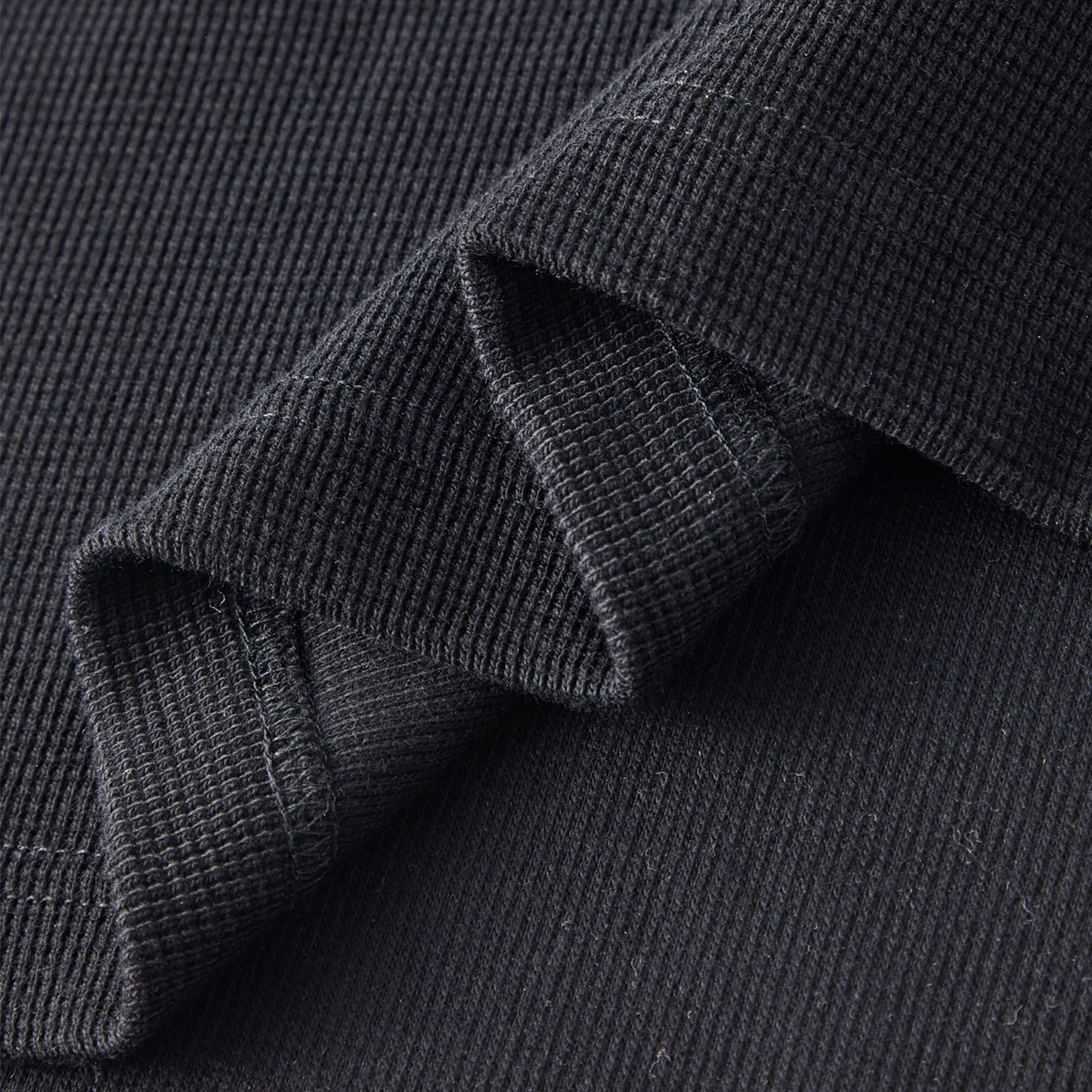 Streetwear 365G Heavyweight Color Block Loose-Fit Waffle Stitch Fabric T-Shirt - Print On Demand | HugePOD-13