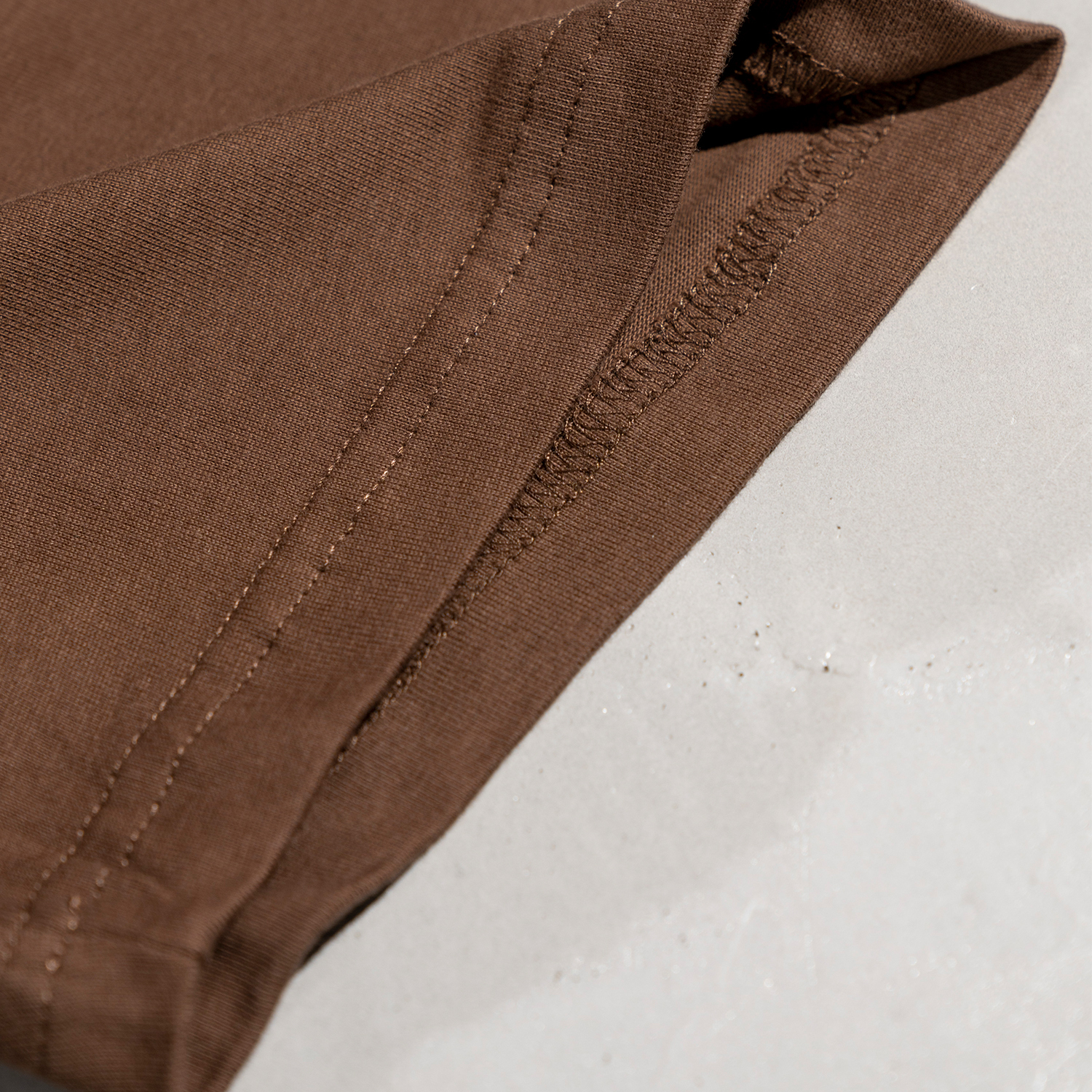 Streetwear Unisex  Earth Tone Loose Fit FOG 100% Cotton T-Shirt | HugePOD-22