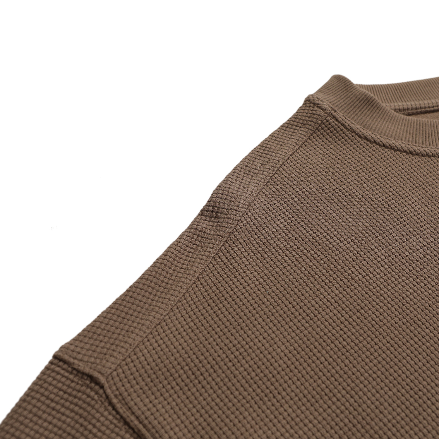 Streetwear Unisex Loose-Fit Waffle Stitch Fabric T-Shirt - Print On Demand | HugePOD-16