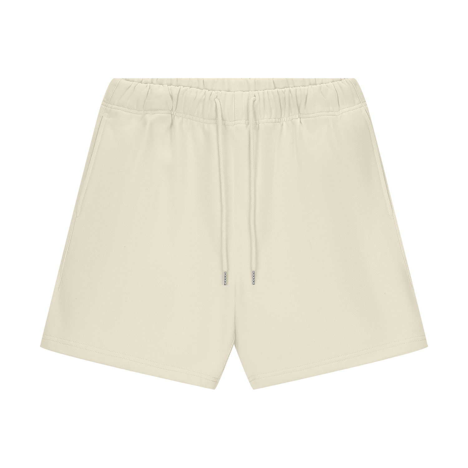 Streetwear Unisex Basic Earth Tone Loose Fit FOG 100% Cotton Shorts - Print On Demand | HugePOD