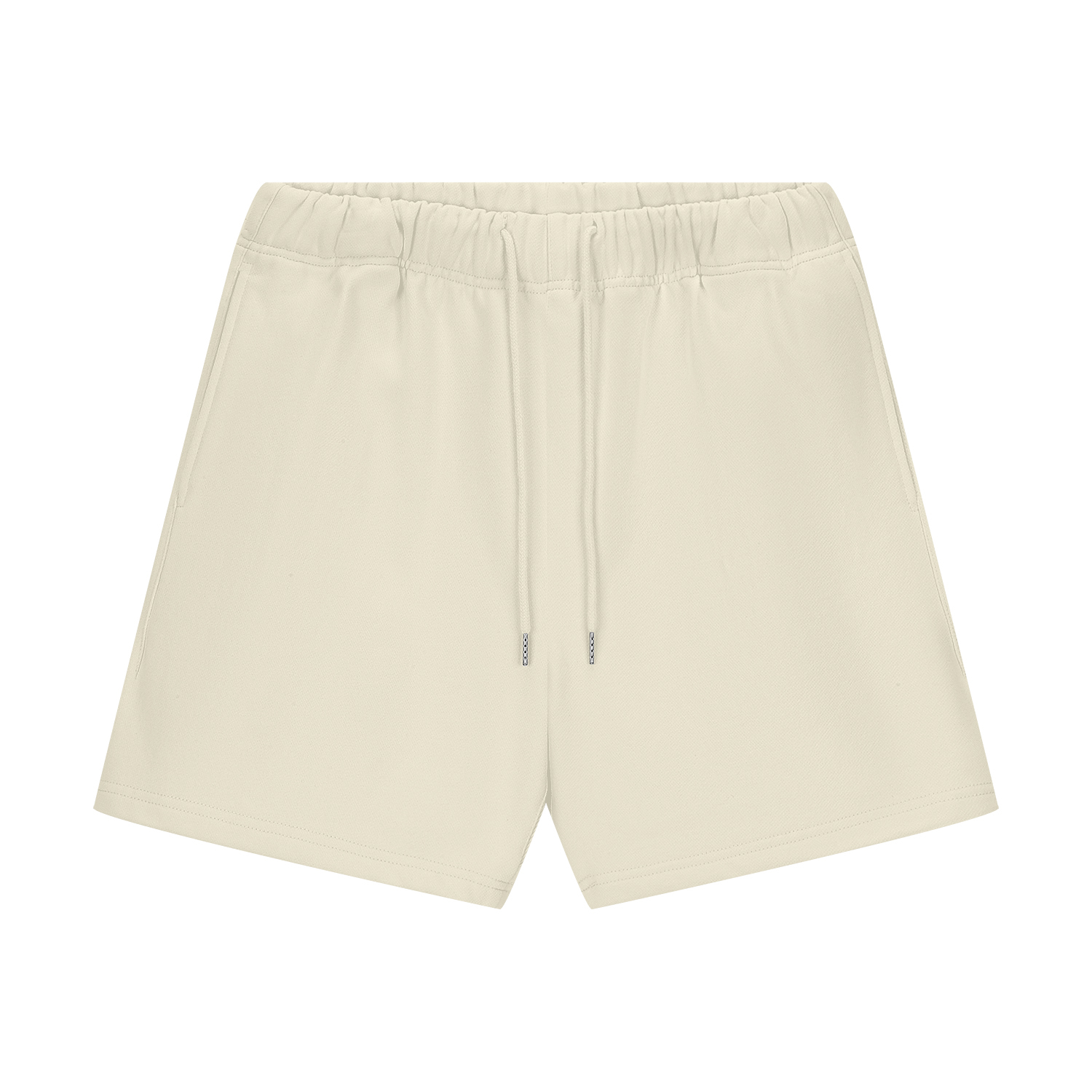 Streetwear Unisex Basic Earth Tone Loose Fit FOG 100% Cotton Shorts - Print On Demand | HugePOD-1