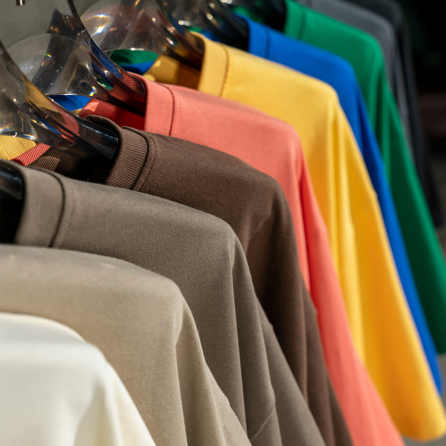 Streetwear Unisex  Earth Tone Loose Fit FOG 100% Cotton T-Shirt | HugePOD-25