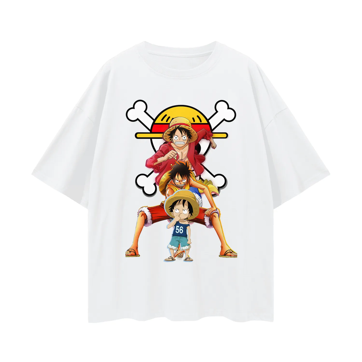 POD CLothing Monkey d Luffy One piece T shirt Unisex tops Tees