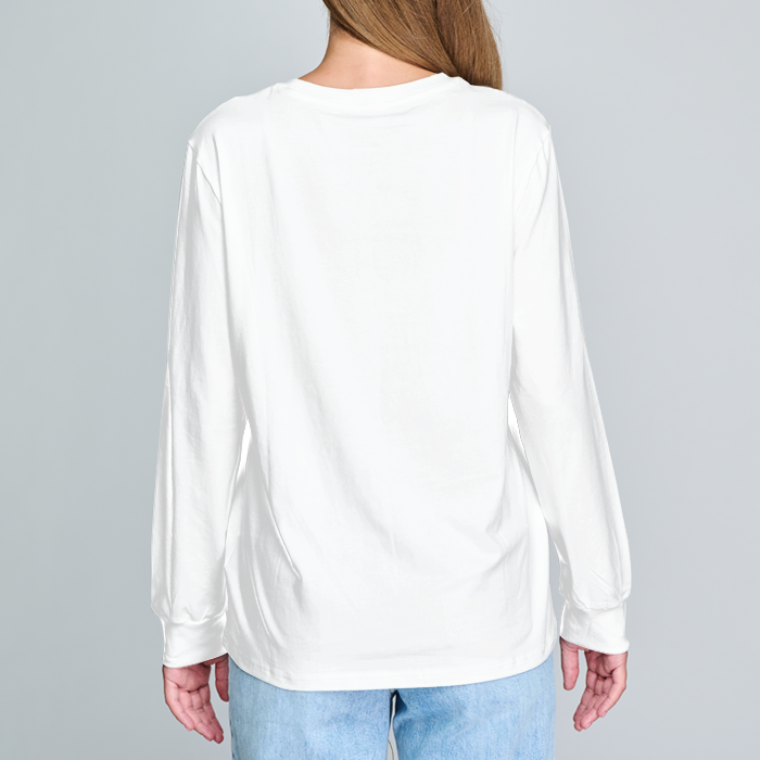Women's Cotton Long Sleeve T-Shirt -Print On Demand | HugePOD-3