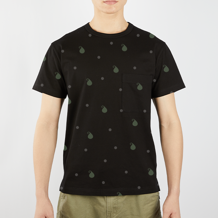 Customizable All-Over Print Men's Pocket Tee | Polyester Fabric-4