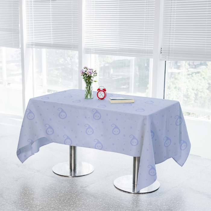 Custom All-Over Print Rectangular Linen Tablecloth | HugePOD