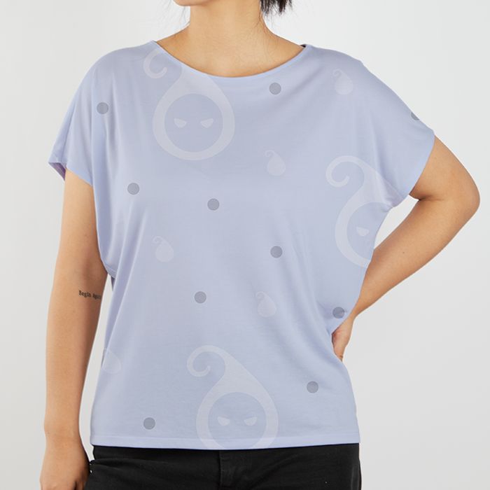 All-Over Print Women's Loose T-Shirt | Round Neck | HugePOD-4