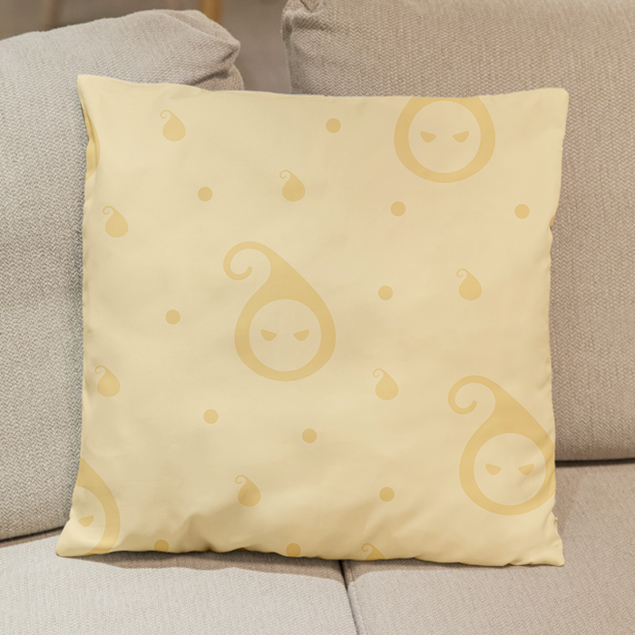 All-Over Print Square Pillow Case Without Inserts | HugePOD-1