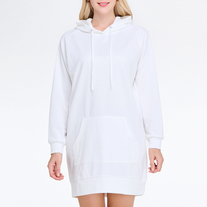 Streetwear Women's 100% Cotton Hoodie Dress - Print On Demand | HugePOD-4