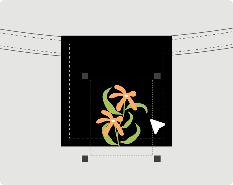 Step 1 upload branding assets for custom apparel branding