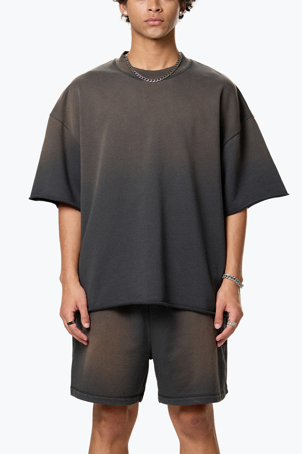 Sun Fade Raw Edge T-Shirt