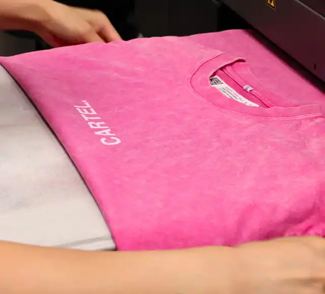 print on demand custom t-shirt manufacturing process Tapstitch