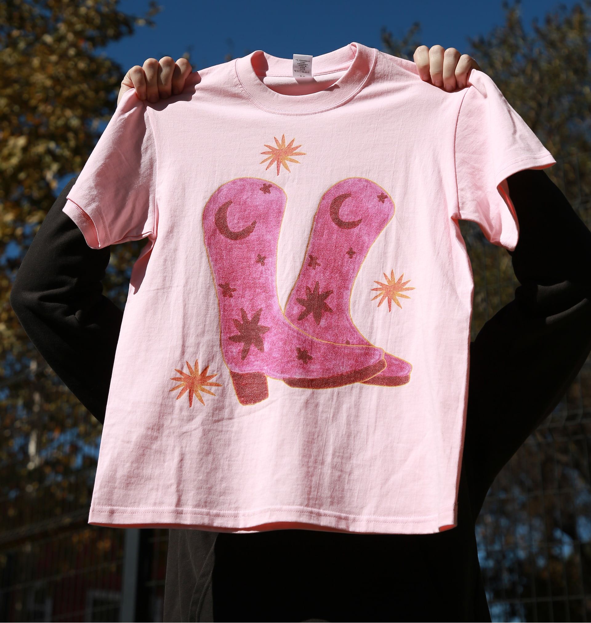 showcase of Tapstitch custom t-shirt